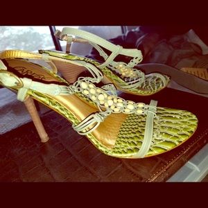 Carlos Santana Trickster Macrame Leather Sandal